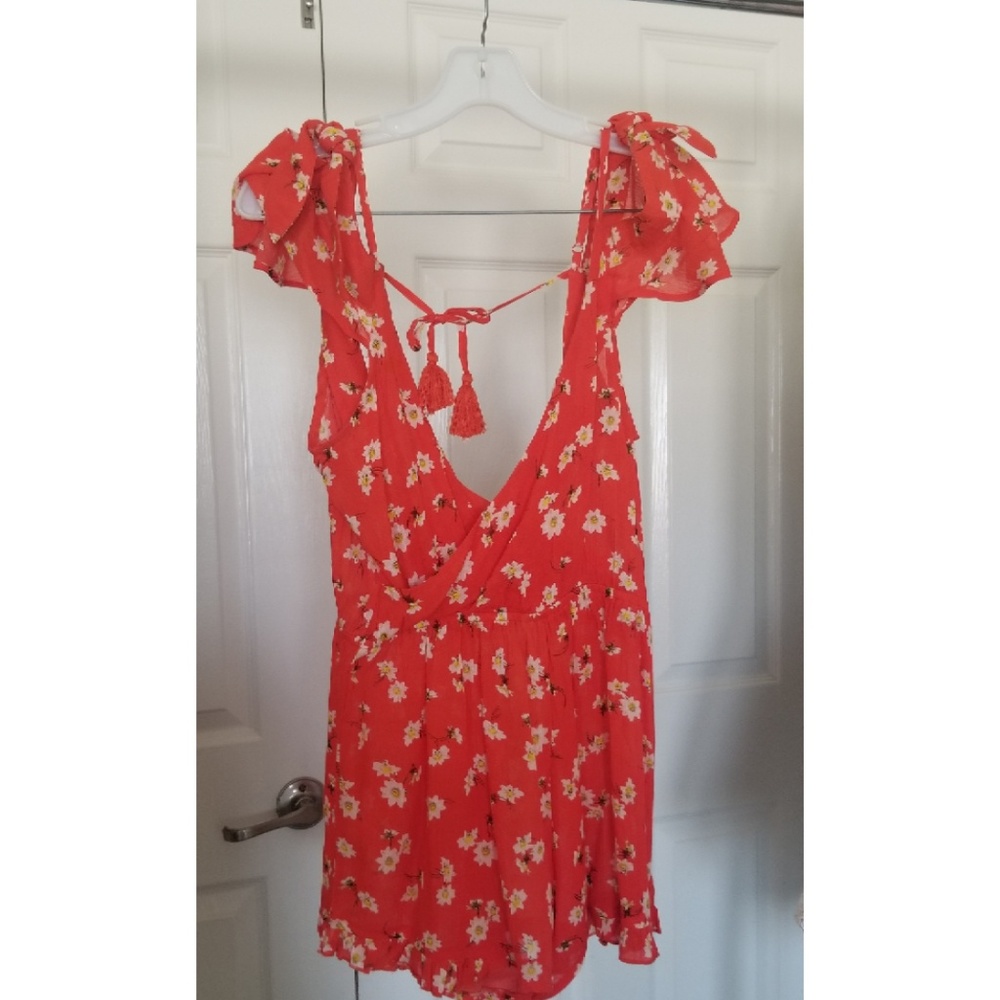 Topshop floral Romper